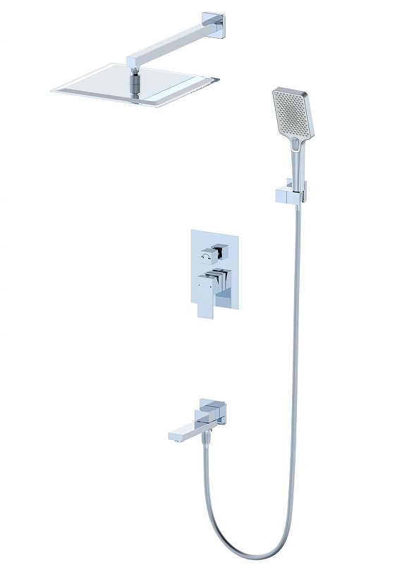 Душевая система Wonzon & Woghand Cube WW-88939016-CR цвет Хром