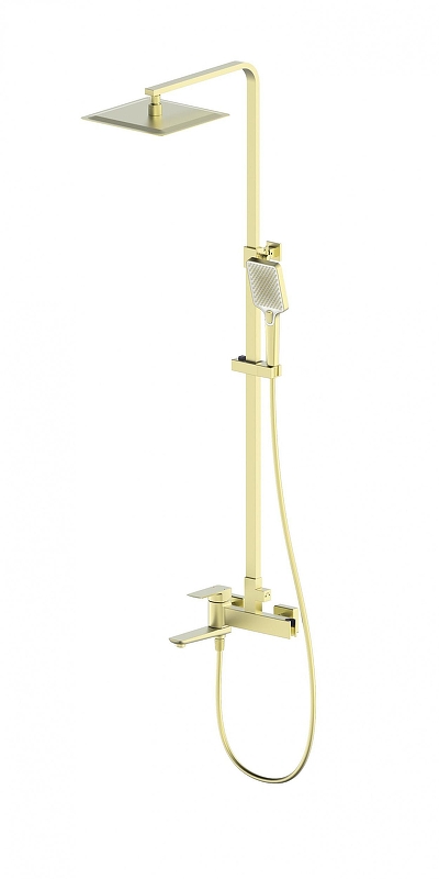 Душевая система Wonzon & Woghand Edge WW-88739003-BG цвет Брашированное золото