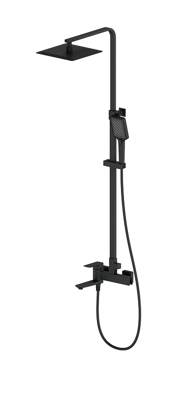 Душевая система Wonzon & Woghand Edge WW-88739003-MB цвет Черный матовый