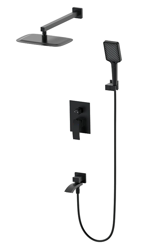 Душевая система Wonzon & Woghand Fit WW-88939009A-MB цвет Черный матовый