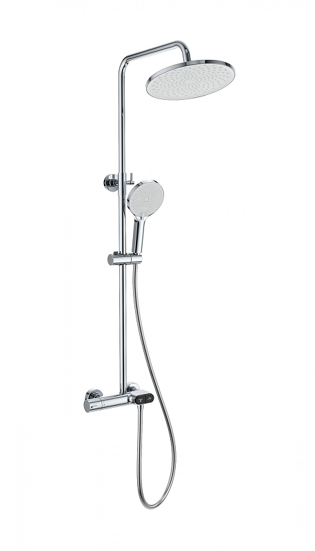 Душевая система Wonzon & Woghand Muse WW-B2091-A-CR с термостатом цвет Хром