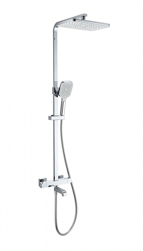 Душевая система Wonzon & Woghand Stay WW-B3026-T1-CR с термостатом цвет Хром