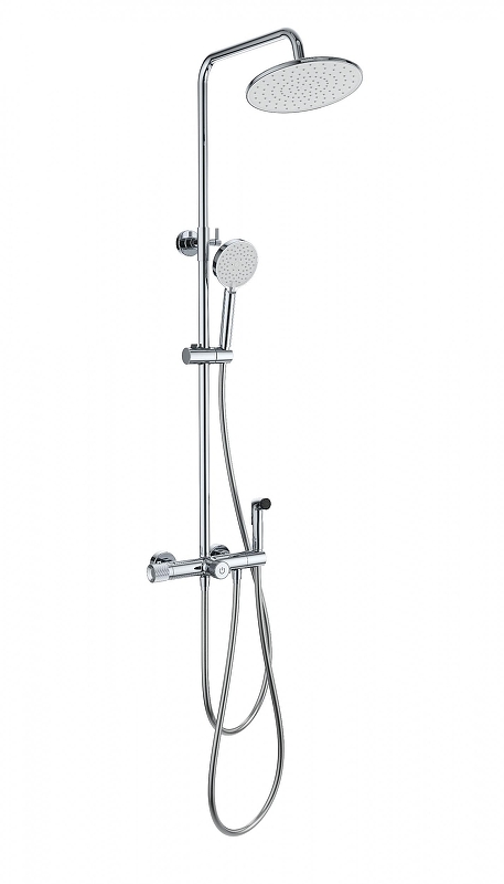 Душевая система Wonzon & Woghand WW-B3097-A-CR с термостатом цвет Хром