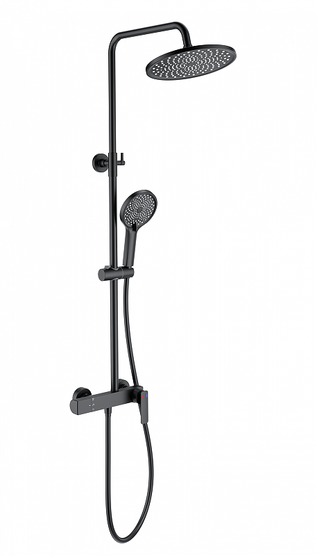 Душевая система Wonzon & Woghand WW-B3517-MB цвет Черный матовый