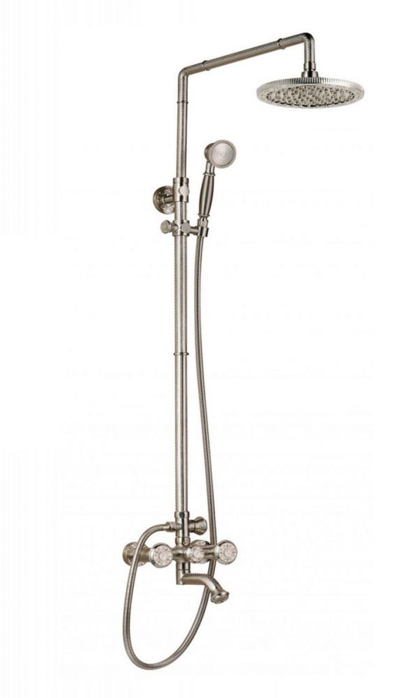 Душевая система Zorg Antic AZR 608 DS-1-12 SL, цвет серебро