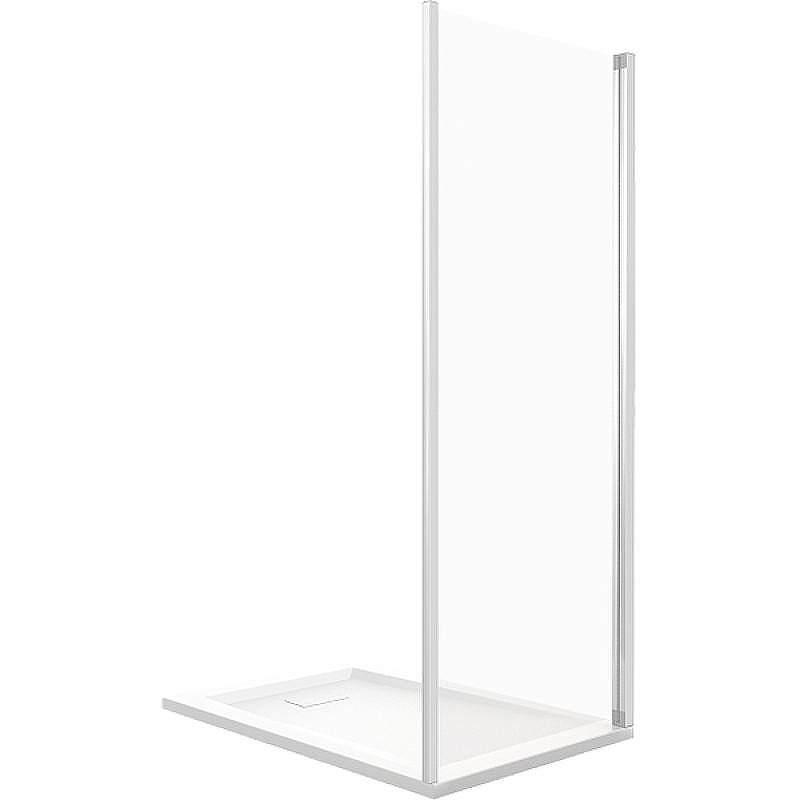 Душевая стенка Good Door Lira SP-100-C-CH 100 профиль Хром стекло прозрачное