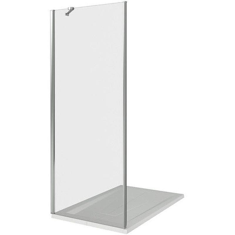 Душевая стенка Good Door Mokka SP-80-C-WE 80 профиль Белый стекло прозрачное