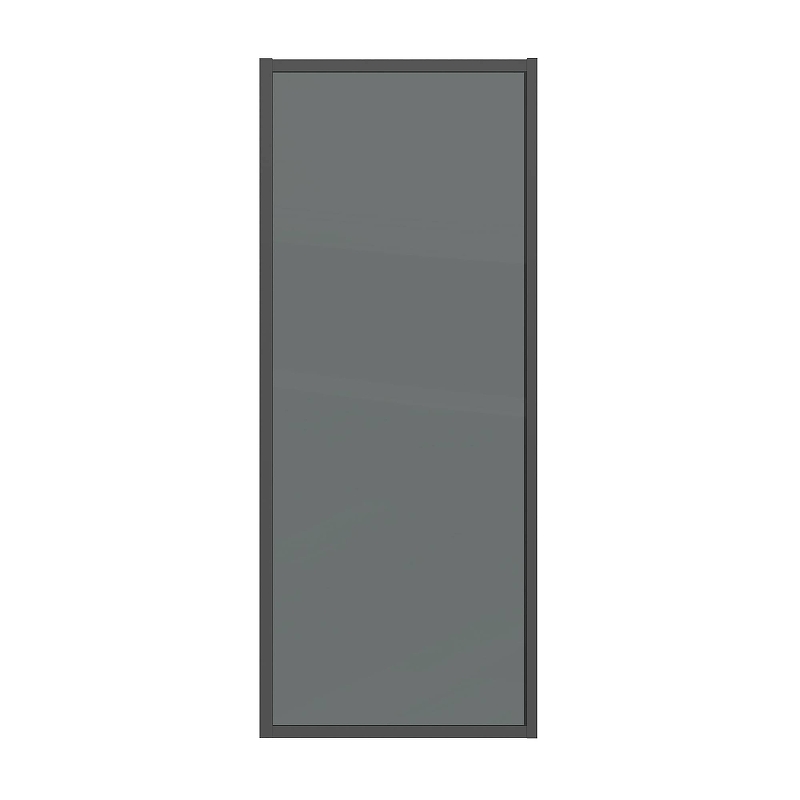 Душевая стенка Grossman Style 100 200.K33.05.100.21.10 профиль Черный матовый стекло тонированное
