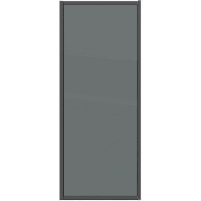 Душевая стенка Grossman Style 90 200.K33.05.90.21.10 профиль Черный матовый стекло тонированное