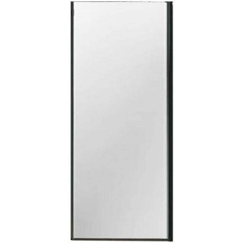 Душевая стенка Vincea Lugano 100 VSG-1L100CLB профиль Черный стекло прозрачное