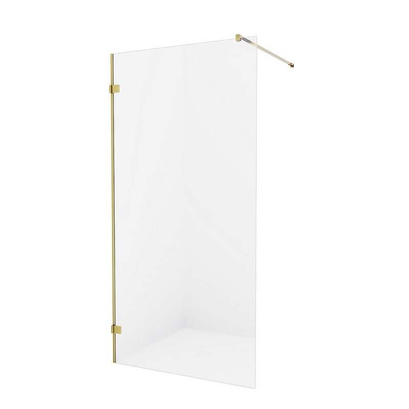 Душевое ограждение New Trendy AVEXA GOLD BRUSHED 110x200 EXK-7016 (брашированное золото)