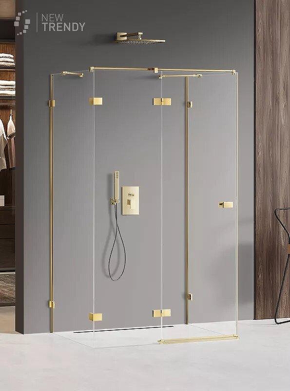 Душевое ограждение New Trendy AVEXA Gold x100 EXK-2107