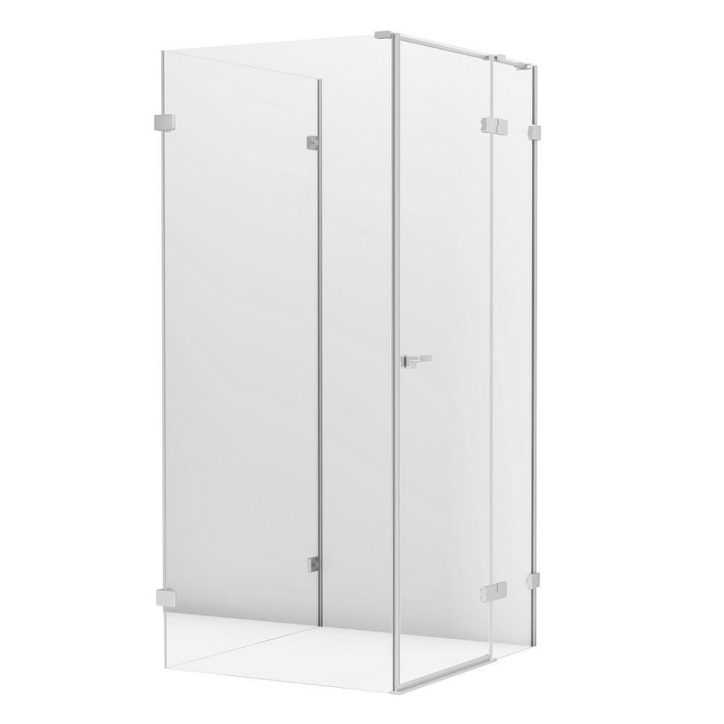 Душевое ограждение New Trendy EVENTA R 80x90x200 EXK-4602 (хром)