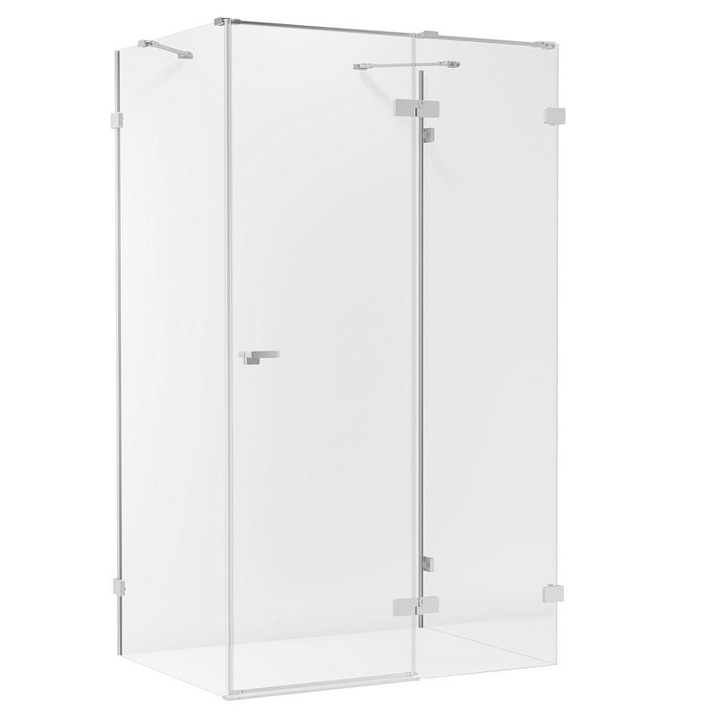 Душевое ограждение New Trendy EVENTA R 90x100x200 EXK-4582 (хром)