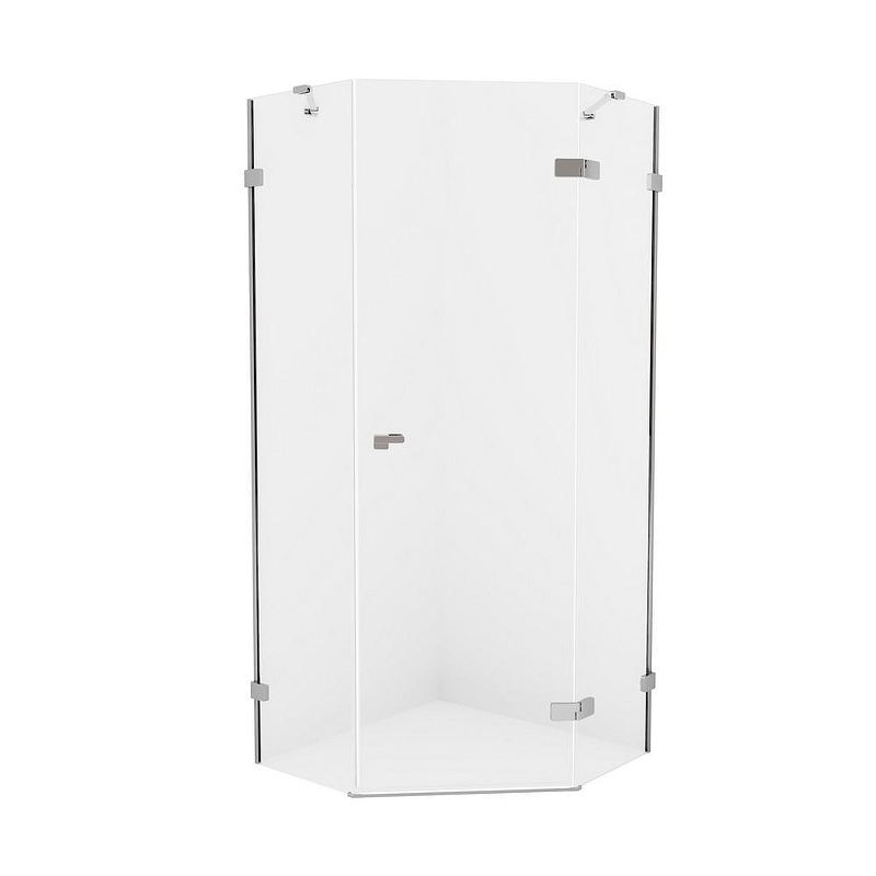 Душевое ограждение New Trendy EVENTA R 90x90x200 EXK-4614 (хром)