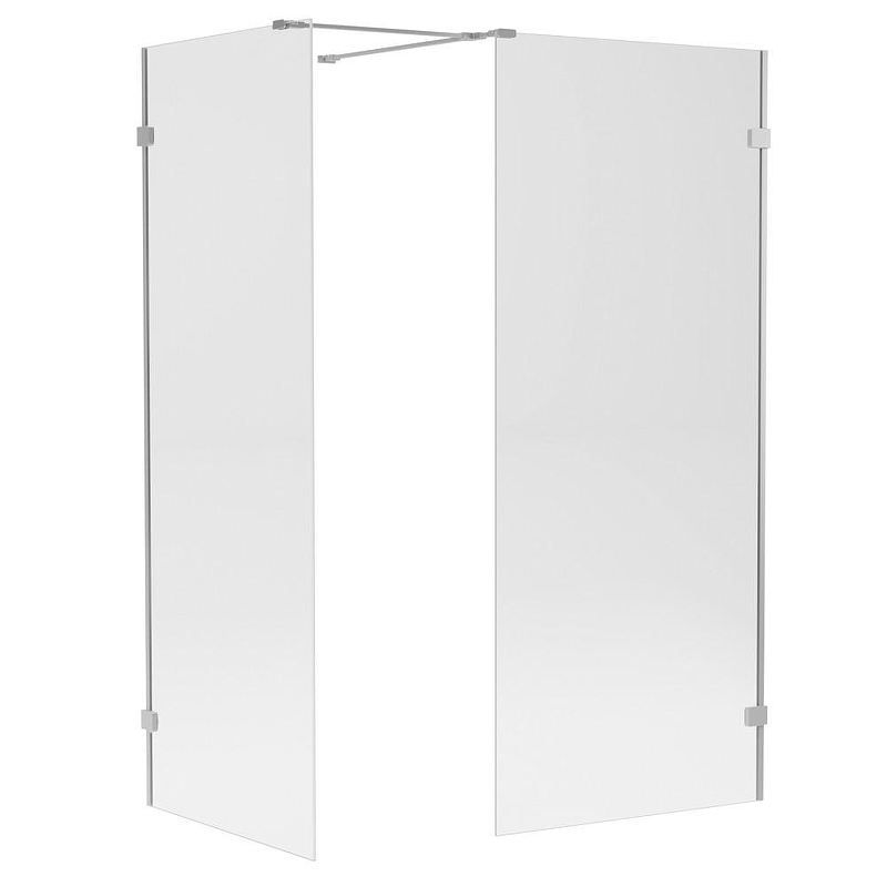 Душевое ограждение New Trendy EVENTA walk-in 120x100x200 EXK-4659 (хром)