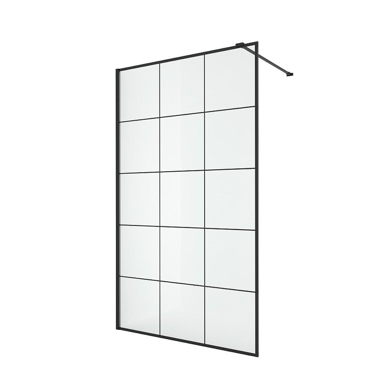 Душевое ограждение New Trendy NEW MODUS BLACK 120x200 EXK-5550 (черный)