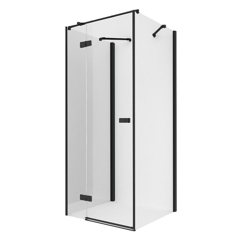 Душевое ограждение New Trendy REFLEXA BLACK L 100x110x200 EXK-5029 (черный)