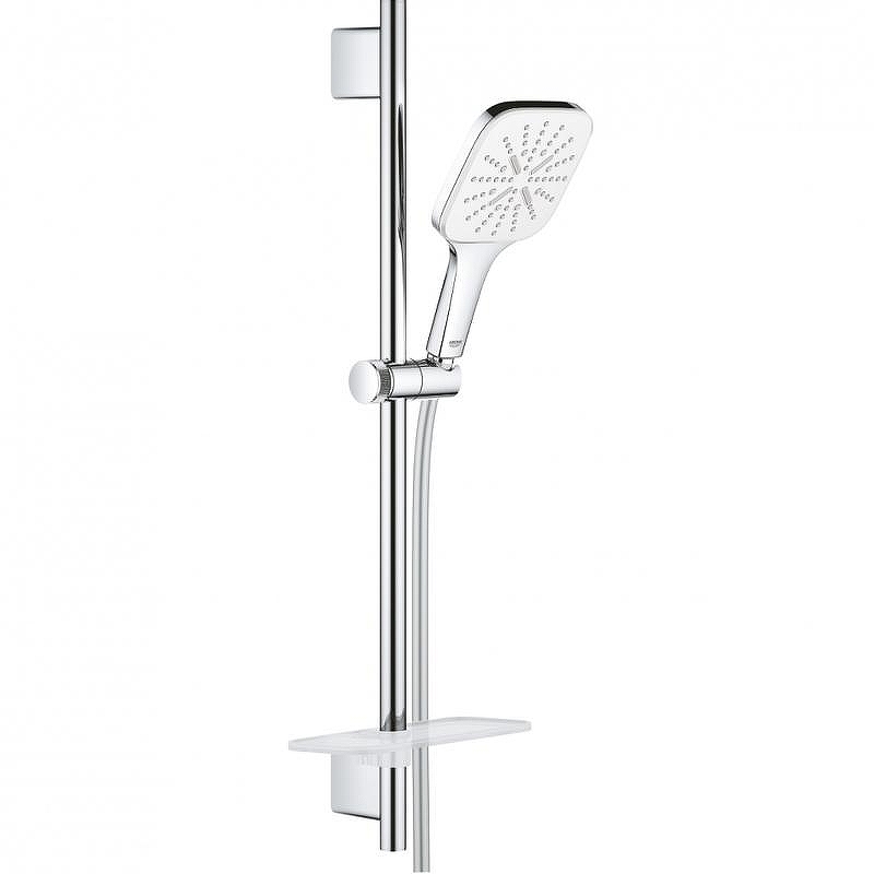 Душевой гарнитур Grohe Rainshower SmartActive 130 Cube 26584LS0 Белая луна