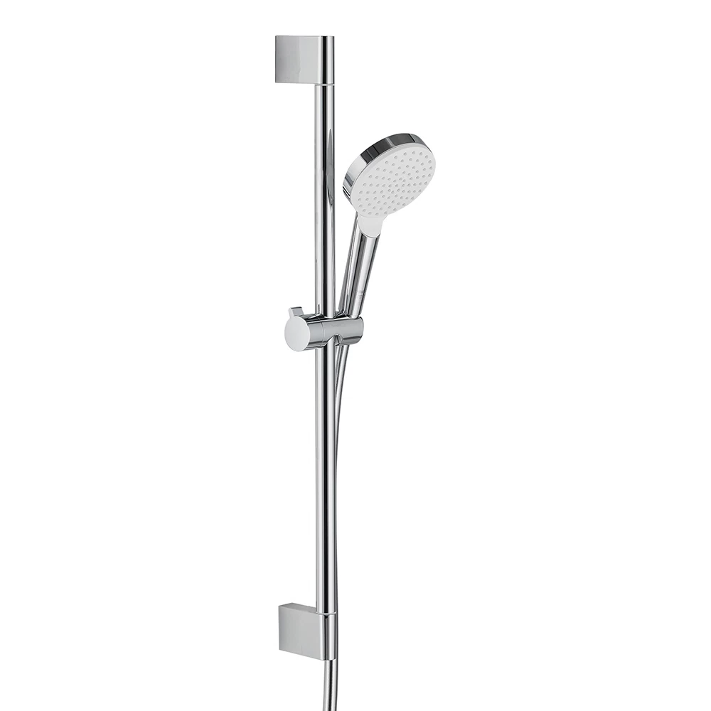 Душевой комплект Hansgrohe Crometta с лейкой со стойкой хром/белый (26533400)