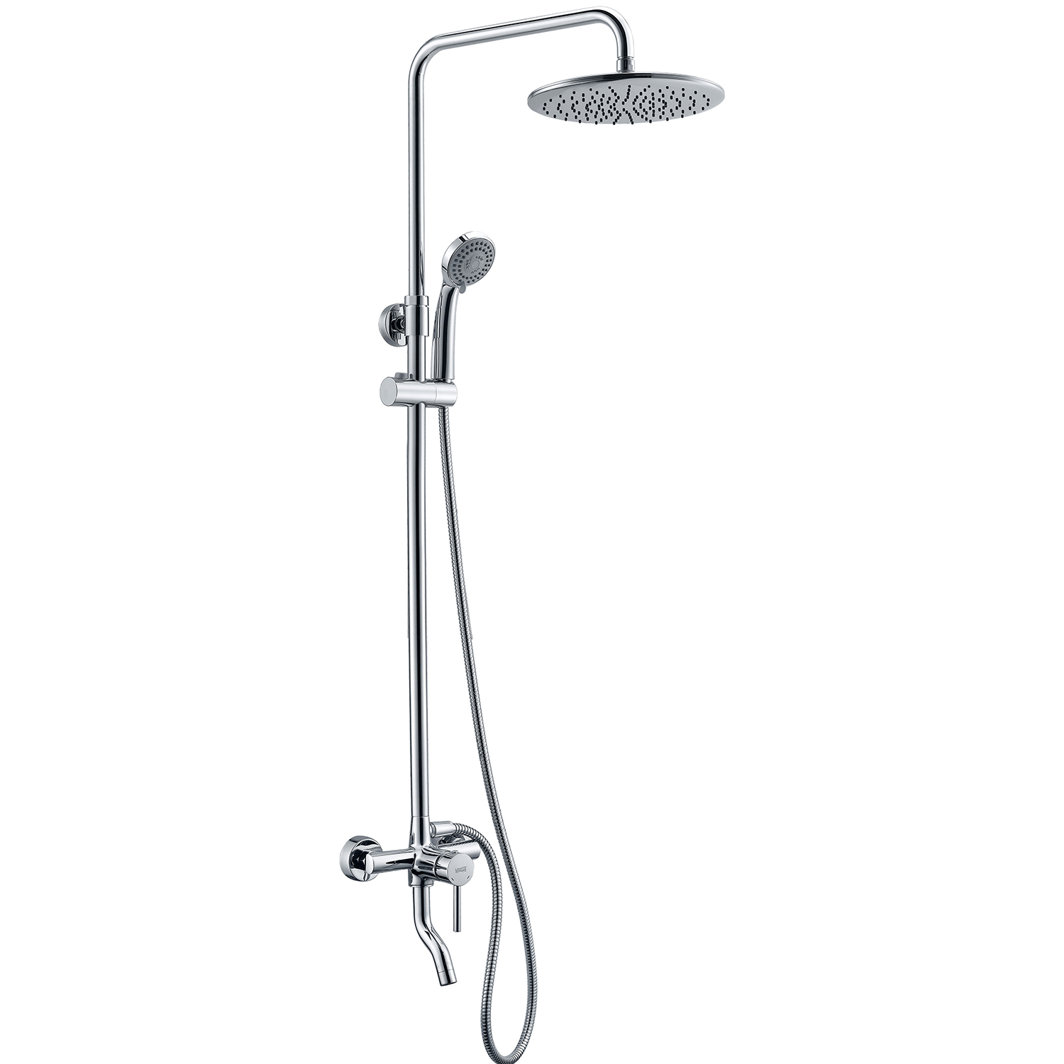 Душевой комплект со смесителем Wasserkraft 25х125х45 см