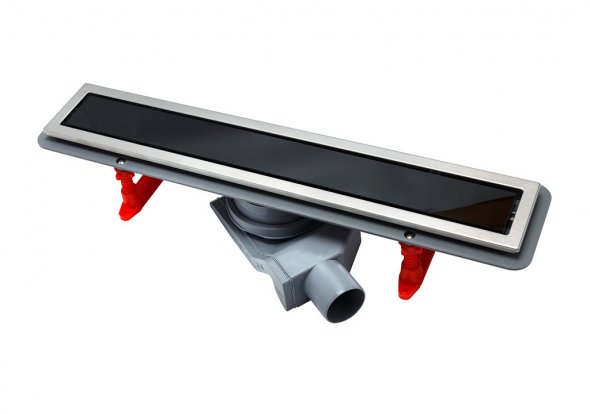 Душевой лоток 650 Pestan Confluo Premium Black Glass Line 13000293