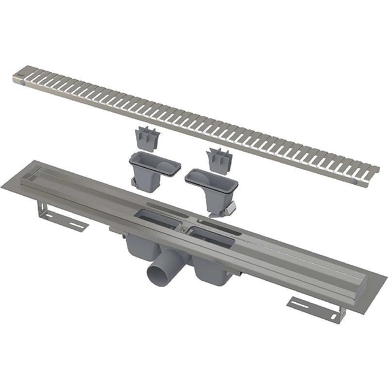 Душевой лоток Alcaplast APZ1SMART-LINE-550 с решеткой Хром