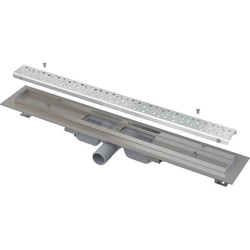 Душевой лоток Alcaplast Low APZ111-1150M с решеткой Хром матовая