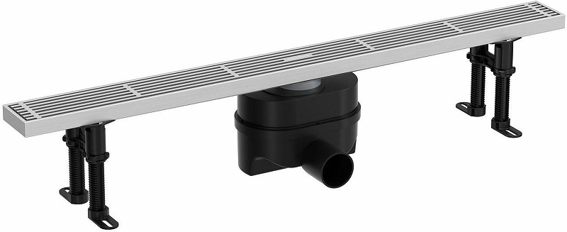 Душевой лоток Allen Brau Reality 55 9.50027.BN с решеткой цвет Никель браш