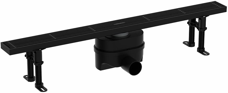 Душевой лоток Allen Brau Reality 55 9.50031.31 с решеткой цвет Черный матовый