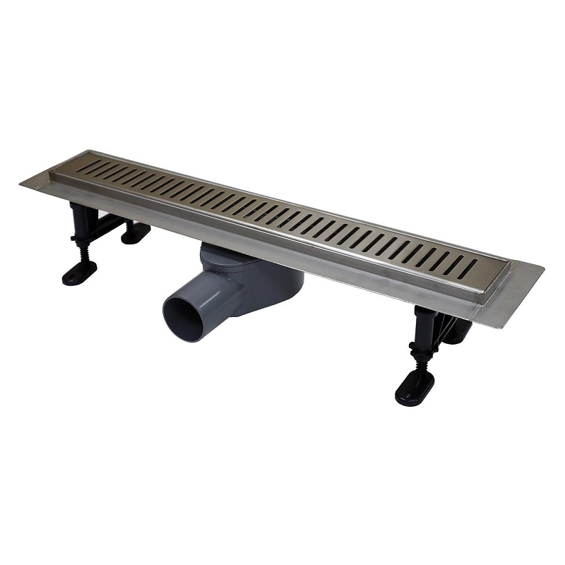 Душевой лоток Azario Stick AZPP01-40 Stick с решеткой цвет Нержавеющая сталь