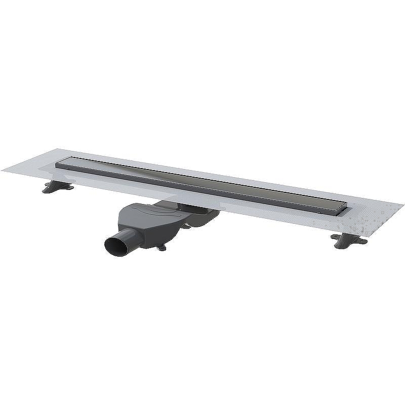 Душевой лоток Boheme Premium Linear 80 982-80-GM с решеткой Оружейная сталь