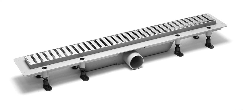 Душевой лоток PlastBrno Design 3 75 SZA3750 с решеткой Хром
