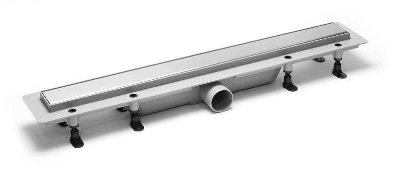 Душевой лоток PlastBrno Design 4 85 SZA4850 с решеткой Хром / под плитку