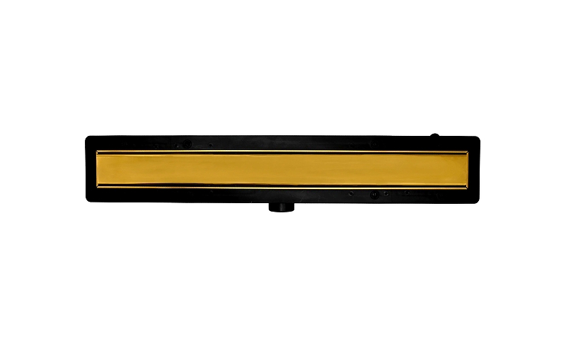 Душевой лоток PlastBrno DESIGN 4 91 SZH9850 с решеткой цвет Матовое золото