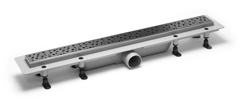 Душевой лоток PlastBrno Design 5 75 SZA5750 с решеткой Хром