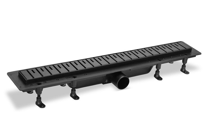 Душевой лоток PlastBrno DESIGN 6 61 SZA6550 с решеткой цвет Черный