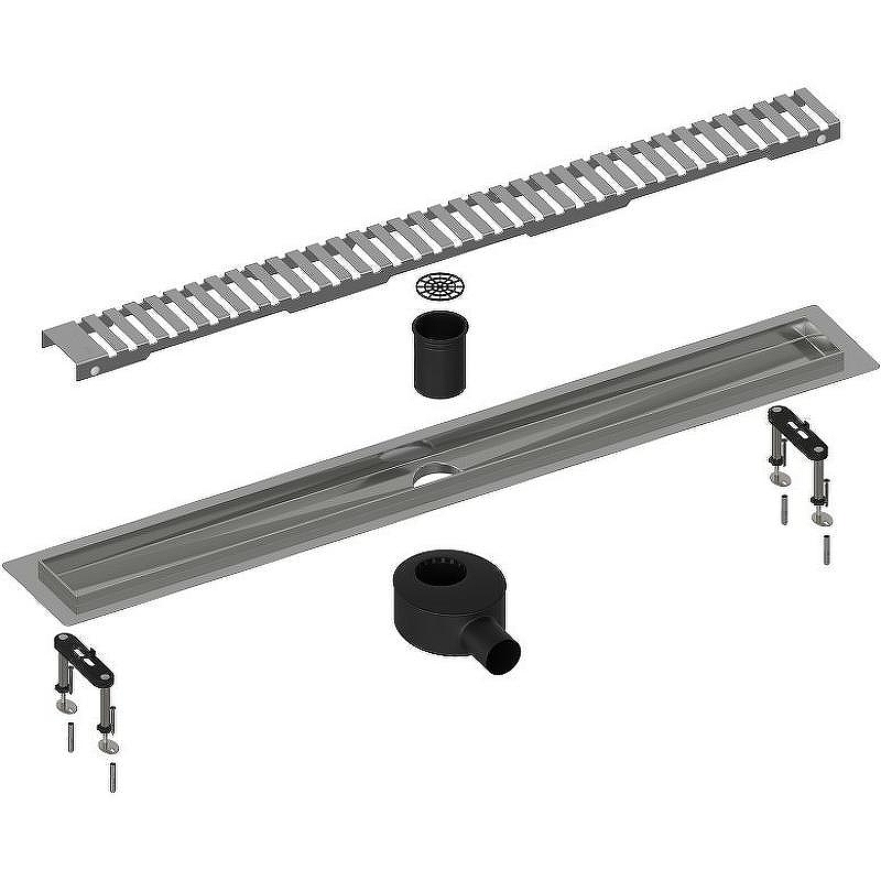 Душевой лоток Timo Drain System 90 DS230109/00 с решеткой Хром