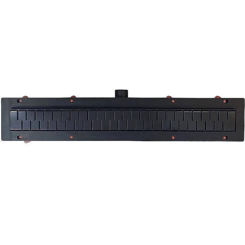 Душевой лоток Veconi Medium Black 450 V450MB с Черной матовой решеткой