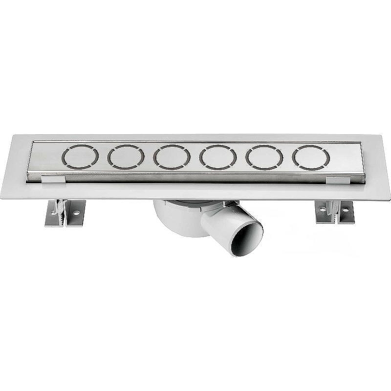 Душевой лоток Vincea Optima 80 SAY.601.80.P.NSNGH с решеткой Хром