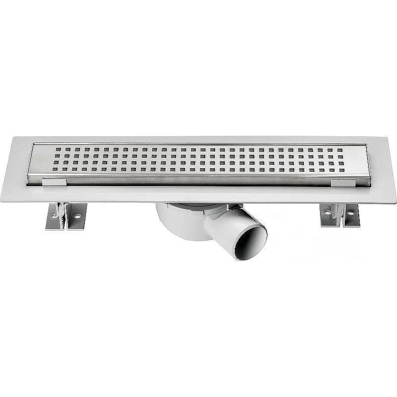 Душевой лоток Vincea Optima 80 SAY.601.80.P.PITI с решеткой Хром