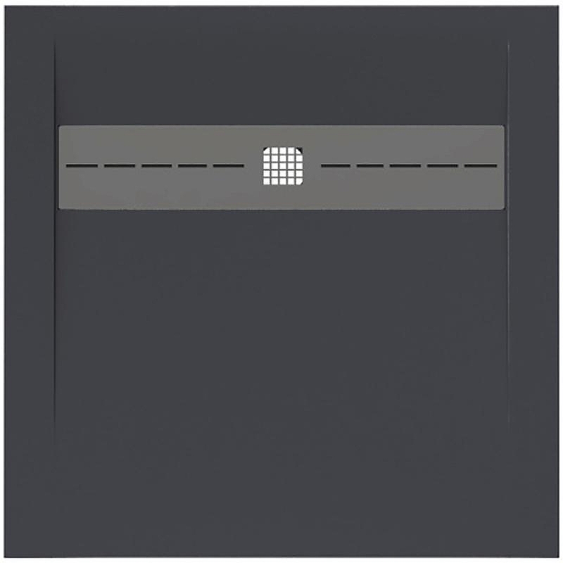 Душевой поддон из искусственного камня Allen Brau Infinity 90x90 8.21001-AM Антрацит