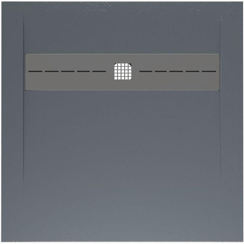 Душевой поддон из искусственного камня Allen Brau Infinity 90x90 8.21001-BGM цвет Синий+Серый