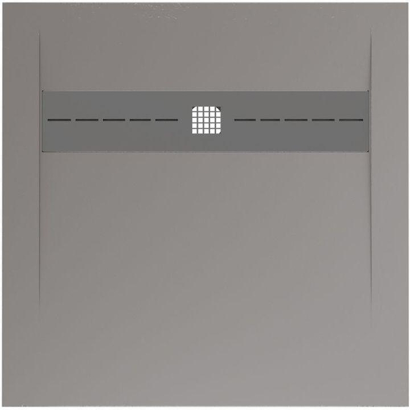Душевой поддон из искусственного камня Allen Brau Infinity 90x90 8.21001-PGM цвет Серый