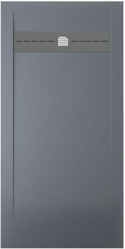 Душевой поддон из искусственного камня Allen Brau Infinity 160x80 8.21006-BGM цвет Синий+Серый