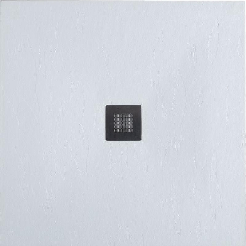 Душевой поддон из искусственного камня Allen Brau Priority 90x80 8.31001-21 Белый камень