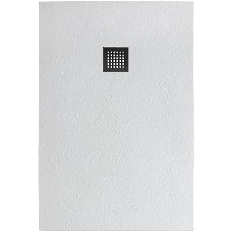 Душевой поддон из искусственного камня BelBagno Uno 100x80 TRAY-MR-UNO-AH-100/80-35-W-NO Белый