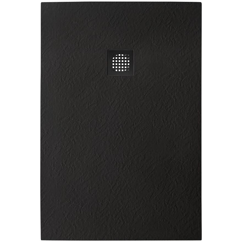 Душевой поддон из искусственного камня BelBagno Uno 120x80 TRAY-MR-UNO-AH-120/80-35-NERO-NO Черный матовый
