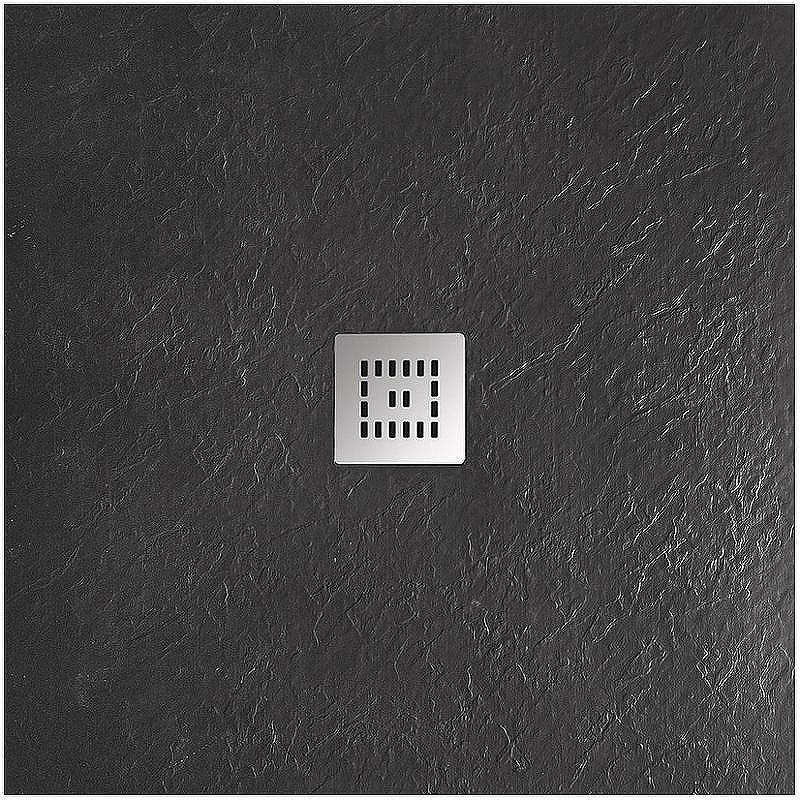 Душевой поддон из искусственного камня BelBagno Uno 90x90 TRAY-MR-UNO-A-90-35-NERO Черный