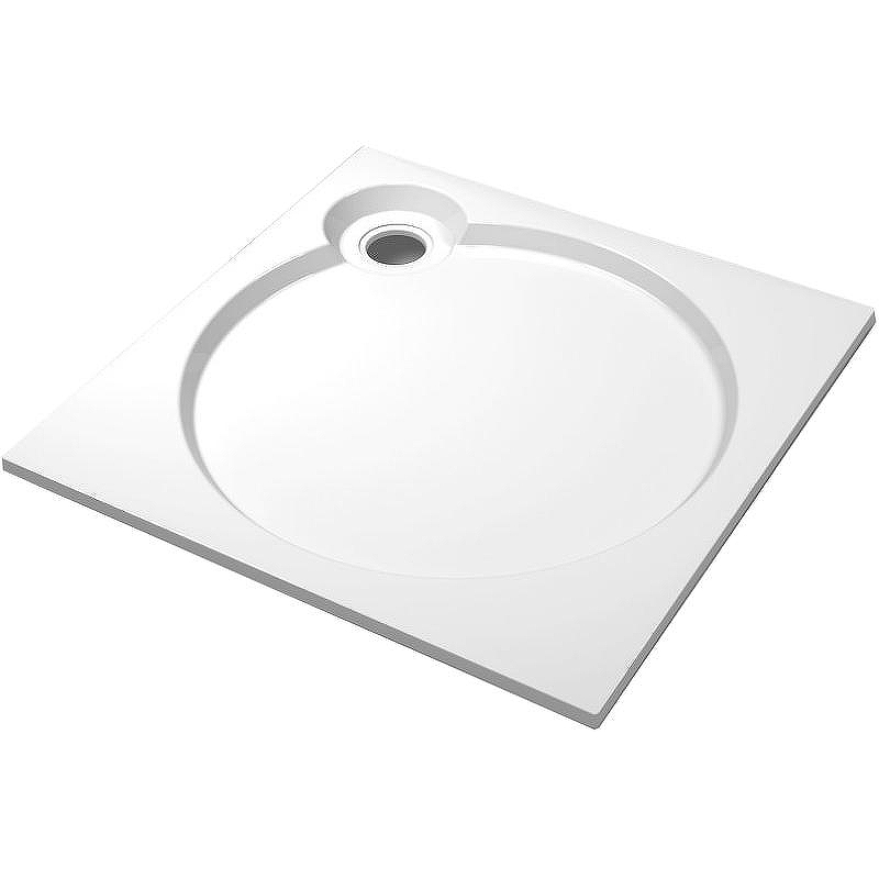 Душевой поддон из искусственного камня Cezares Tray S 90x90 TRAY-S-A-90-56-W Белый